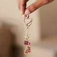 thumbnail image 2 of Dayesque Cute Heart Keychain for Girls, Alloy Bag Charm for Handbags, Purse Accessories, Adorable Rose Keychain Charm, 2 of 8