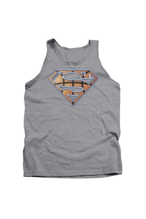Superman - Basketball Shield - Tank Top - Large