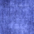 thumbnail image 1 of Ahgly Company Machine Washable Indoor Square Oriental Blue Industrial Area Rugs, 4' Square, 1 of 4