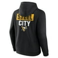 thumbnail image 3 of Men's Black Pittsburgh Penguins Territorial Pullover Hoodie, 3 of 3