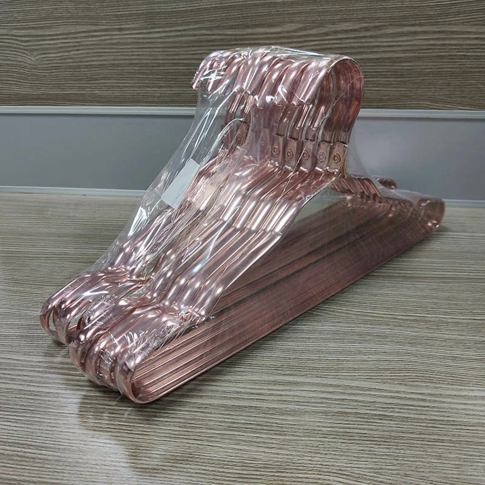 Wholesale 5/10/15pcs Clothes Hangers Coats Pants Drying Rack Wardrobe Space Saver Aluminium Alloy Storage Racks Clothes Hanger