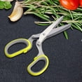 thumbnail image 4 of 5 capas Tijeras de cocina Sunnimix Tijeras de hierbas de Acero inoxidable Gadget Herramienta de cocina, 4 of 8