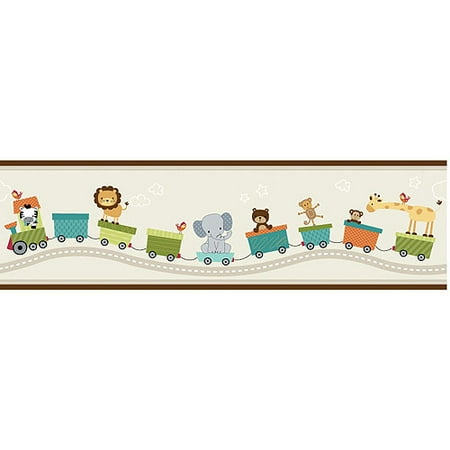 Lambs & Ivy Bedtime Originals Animal Choo Choo Express Wallpaper Border
