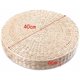 thumbnail image 3 of Almohadillas para sillas, Cojines de piso japoneses, Almohada de piso, Cojines de piso de paja, tejido de paja hecho a mano en atura, asiento de silla Yoga Zen en almohadilla de cojín de 15.75 "de diámetro oso de fresa Electrónica, 3 of 4