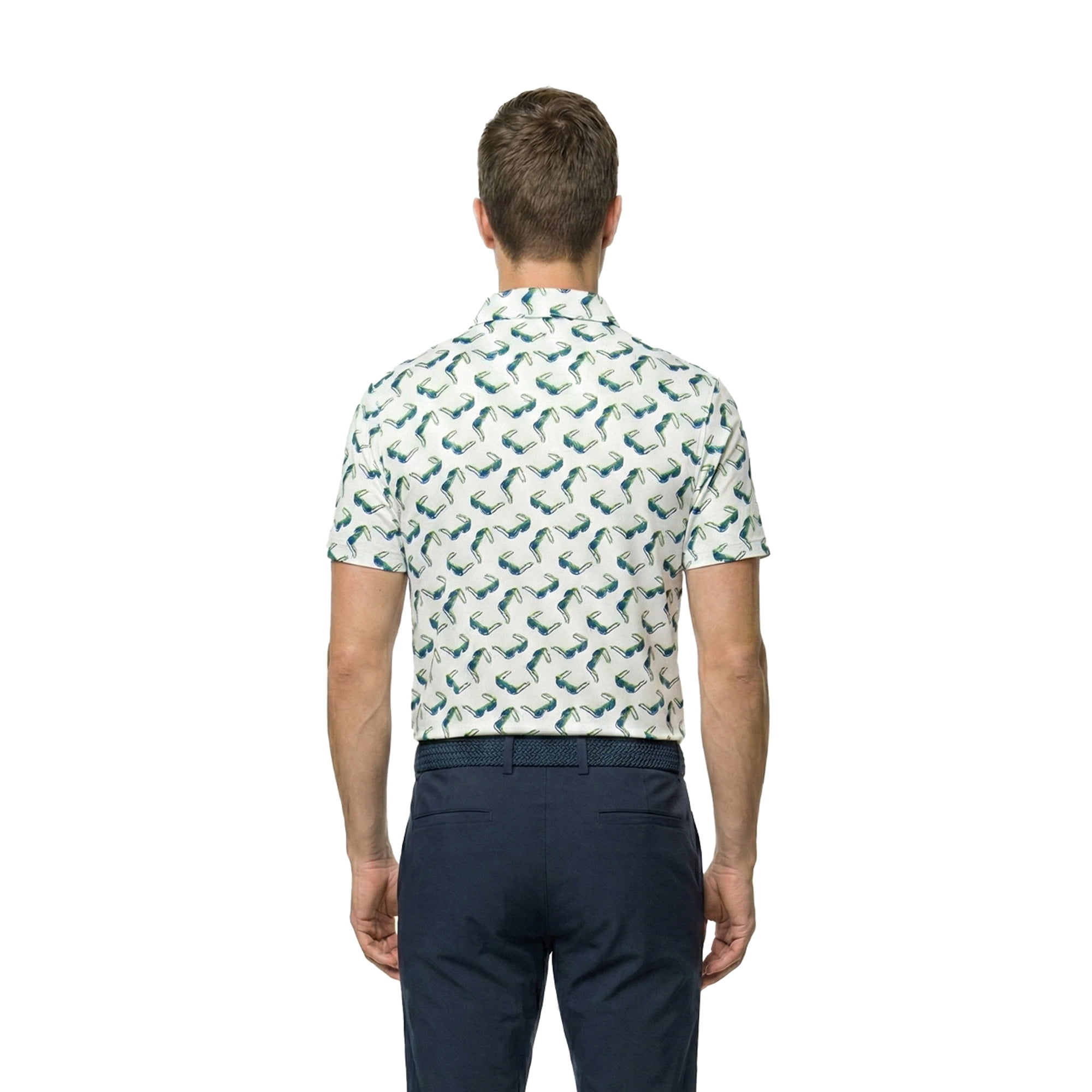 Birdie Bound Men's and Big & Tall Glasses Print Top, Sizes XS-4XLT