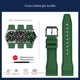 thumbnail image 3 of Correa de reloj de caucho fluorado de liberación rápida de 20 mm, 22 mm y 21 mm para relojes de buceo de cada marca, correa para Breitling, IWC y Seiko, 3 of 5