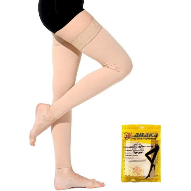 20-30 mmHg Compression Stockings Thigh High Varicose Veins Leg Sleeves 