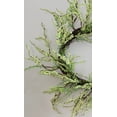 thumbnail image 3 of Northlight 12" Unlit Green/Brown Berry Artificial Christmas Twig Wreath, 3 of 4