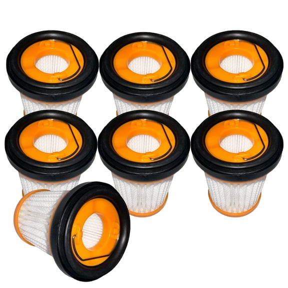 Nispira WV201 XHFWV200 1084FI200 Filter for Shark Vacuum Wandvac W1 S87 WV200, WV200C, WV201, WV203C, WV205, WV220, WV221, WV250, WV251, UV200CCO 7 Pack