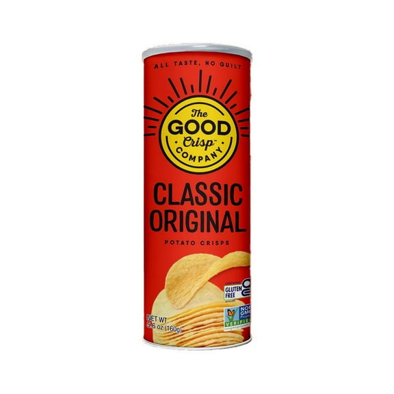 The Good Crisp Classic Original Potato Crisps 8/5.6oz, 514666