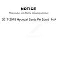 thumbnail image 2 of CMX Front Rear Disc Brake Caliper Assembly Left Right Side (Driver Passenger) Kit for Car 2017-2018 Hyundai Santa Fe Sport KBC-100854, 2 of 10