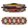 thumbnail image 2 of Disketp Cute Elephants Estuche de Lápices de Cuero con Cierre, Estuche Compacto para Papelería, Bolígrafos y Accesorios Pequeños, 2 of 7