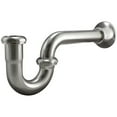 thumbnail image 2 of Keeney K100BN 1-1/4 x 1-1/4 in. Decorative Brass P-Trap, Brushed Nickel, 2 of 9