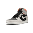 thumbnail image 4 of Jordan MENS Air Jordan 1 Retro High OG "Neutral Grey/Hyper Crimson" 555088 018 from Stadium Goods, 4 of 6