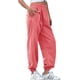 thumbnail image 5 of Sonducket Pantalones de mujer Pantalones de yoga elásticos de cintura alta Pantalones de chándal deportivos de entrenamiento, blanco, S Prendas para la parte inferior del cuerpo Rosado S Sonducket AP003411-21, 5 of 6