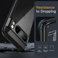 thumbnail image 5 of JETech Case for Google Pixel 8 Pro 6.7-Inch 2023, Non-Yellowing Shockproof Bumper Protective Phone Cover, Anti-Scratch Hard PC Back (Obsidian), 5 of 6