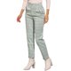 thumbnail image 4 of Pantalones de tartán a cuadros para mujer INSPIRE CHIC, elásticos, de cintura alta, rectos y largos, talla M, verde claro, 4 of 5