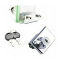 thumbnail image 3 of Cerradura para gabinete para puerta de vidrio, cerradura de vitrina de aleación de zinc cromada de fácil instalación sin taladro para puertas dobles o simples, vitrina de seguridad para comercios, 3 of 4