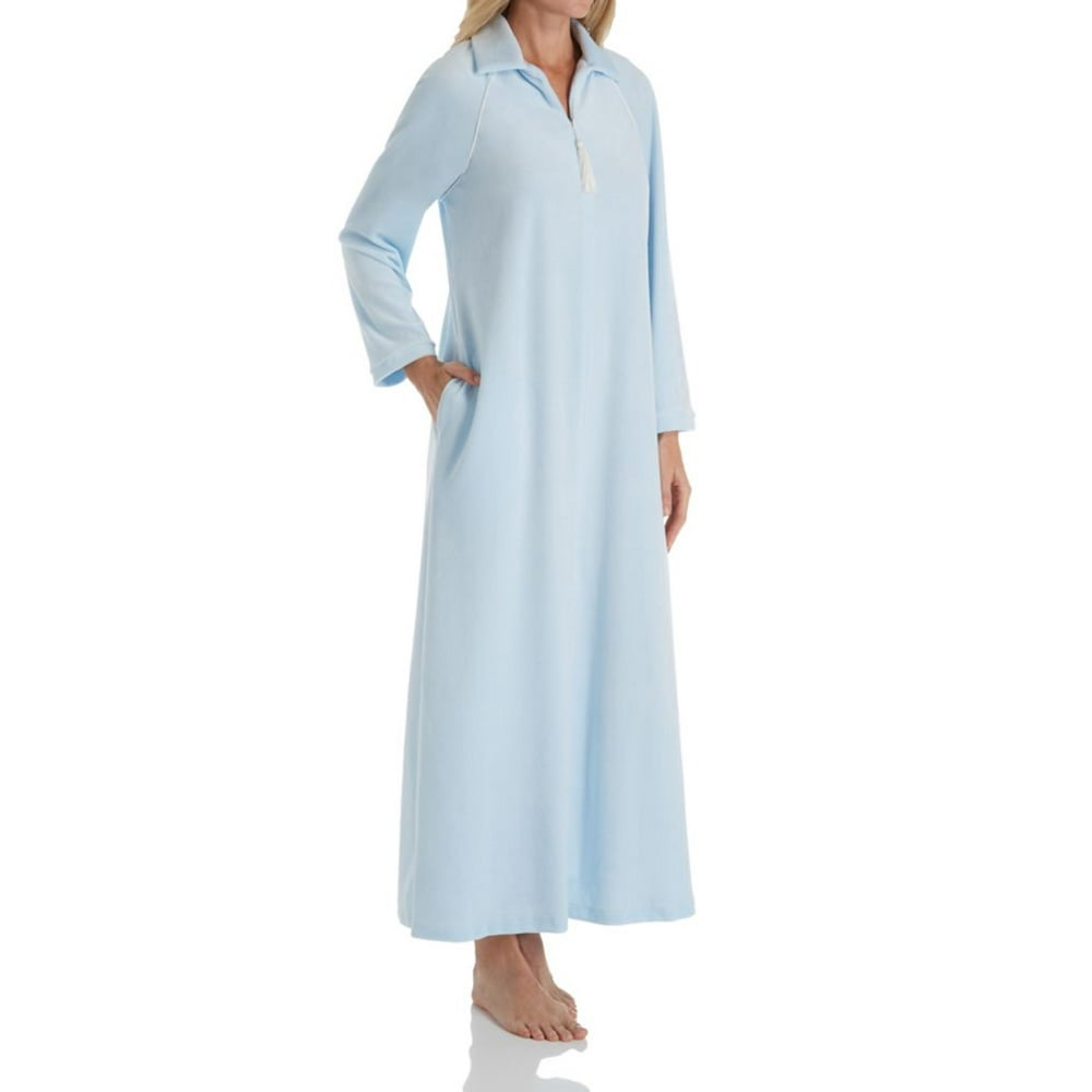 Amanda Rich Women's Amanda Rich 60737 Velour Zip Front Robe