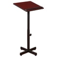 thumbnail image 1 of Oklahoma Sound Portable Presentation Adjustable Lectern Stand, Mahogany, 1 of 12
