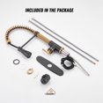 thumbnail image 3 of CASAINC Single-Handle Pull Down Sprayer Kitchen Faucet with Power Clean Multi-Function Spray in Brushed Gold, 3 of 4