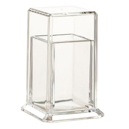 

Goxfaca Toothpick Container | Square Transparent Dust-proof Toothpick Dispenser Box | Portable Home Living Room Toothpick Storage Box||Toothpick Box