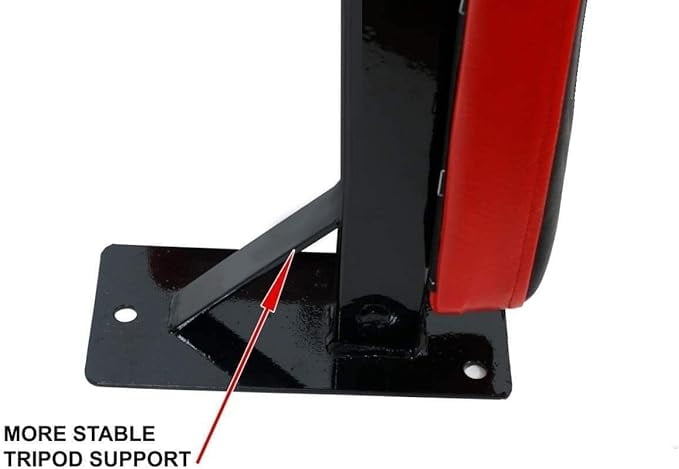 Spancare Heavy Duty Dips Bars - for Wall mounting, 4 Handle Bars with Padding on arms