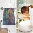 thumbnail image 7 of Dreamtimes Colorful Turtles Hand Towels, 2 PCS Pack 16 x 28 Inches Extra Absorbent Pure Cotton Towels, Super Soft Hand Towel for Bathroom, Hotel, Kitchen, Gym, 7 of 7