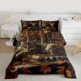thumbnail image 3 of Manfei 3D Kawaii Cat Bedding Comforter Set for Teens, Retro Mid Century Books Twin Comforter Sets, Autumn Maple Leaf Reversible Bedding Set, Breathable Home Decor, 2 Pieces, 3 of 9