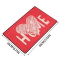 thumbnail image 3 of AYktou Valentine's Day Welcome Door Mats, 23.6×15.8 Inch Non-Slip Bathroom Rugs Decorations Indoor Outdoor Entrance Mats Front Door Carpet Washable Floor Rugs Wedding Anniversary Home Decor Rugs, 3 of 7