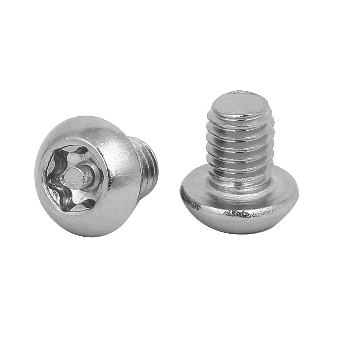 M6x8mm 304 Stainless Steel Button Head Torx Security Tamper Proof