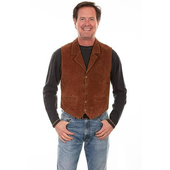 Scully CINNAMON BOAR SUEDE MEN'S VEST