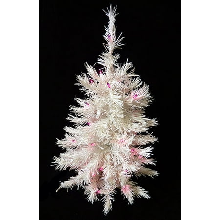 2 pre lit white artificial christmas tree purple lights 2 pre lit white artificial christmas tree purple lights
