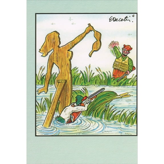 Pictura Duck Decoy Eric Decetis Funny / Humorous Birthday Card
