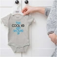 thumbnail image 5 of The Cool Kid Just Showed Up Funny Romper Boys or Girls Infant Baby Brisco Brands 24M, 5 of 6