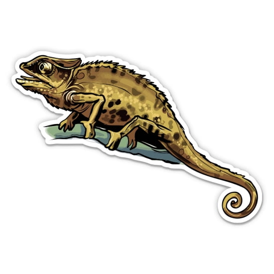 Chameleon - 3" Vinyl Sticker - For Car Laptop Water Bottle Phone - Waterproof Decal