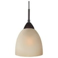 thumbnail image 2 of Woodbridge Lighting Hampton Ridge Mini Pendant in Bronze/Light Brown Glass, 2 of 2