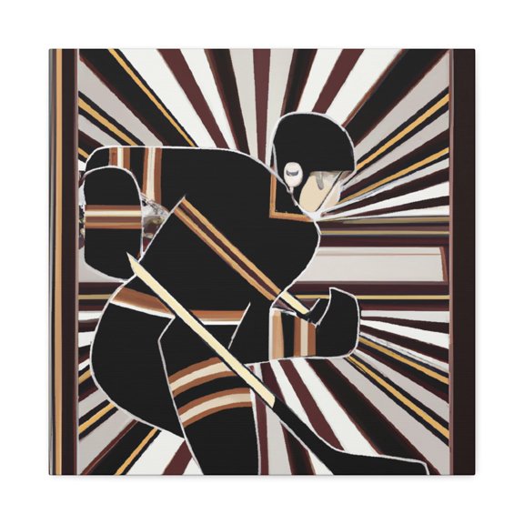 Frozen Brillance on Ice - Canvas