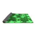 thumbnail image 2 of Ahgly Company Indoor Square Abstract Green Modern Area Rugs, 7' Square, 2 of 4