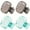 Yellow 2PCS & Light Green 2PCS, variant on Hunyinhhh Toothbrush Head Cover Cap Toothbrush Coverings Clips Portable Toothbrush Protector Toothbrush Storage Head Cover For Bathroom Home Travel Toothbrush 2PCS Firm Toothbrushes For Adults Hard