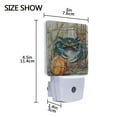 thumbnail image 6 of WOBOGO Blue Crab LED Night Light 2 Pcs Set 0.5 Watt Wall Plug in Dusk to Dawn Automatic Switch Soft White Light, 6 of 7