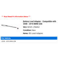 thumbnail image 2 of Battery Lead Adapter - Compatible with 2008 - 2010 BMW 528i 2009, 2 of 2