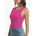 thumbnail image 3 of Womens Tank Top Sleeveless Racerback High Neck Casual Basic Fashion, 3 of 4