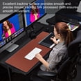 thumbnail image 5 of Cmhoo Gaming Mouse Pad with Stitched Edges,[27.5X11.8IN] Non-Slip Rubber Base,Waterproof Computer Desk Mat for PC,Mac, Laptop-Thick Durable Surface for Office,70x30 BrownW, 5 of 5