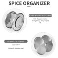 thumbnail image 4 of Spice Rack Stainless Steel 360 Degree Turntable 2 Stand, 4 of 8