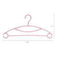 thumbnail image 2 of Unique Bargains Non-Slip Space Saving Clothes Hangers 10 Pack Pink, 2 of 6
