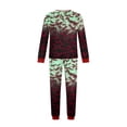 thumbnail image 5 of Racifhz Family Matching Pajamas Set Halloween Printed Loungewear Cozy Long Sleeve Top and Pants Holiday Sleepwear for Family Autumn Fall PJ Sets Halloween Gifts for Adults, 5 of 6