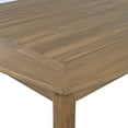 thumbnail image 5 of Christopher Knight Home Modern 70.75" Outdoor Dining Table, 8-Seater Patio Solid Wood Table, Light Brown, 5 of 10