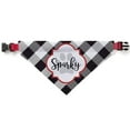 thumbnail image 3 of Gingham Personalized Dog Bandana, 3 of 3
