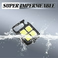 thumbnail image 3 of HIBIBUD 3.8" Black Keychain Light,Quick Release Multitool with Magnetic Base&Type-C Charging, 3 of 7